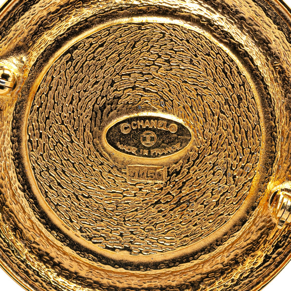 Pre-Loved Chanel Gold Plated 31 Rue Cambon Brooch - Picture 3 of 4